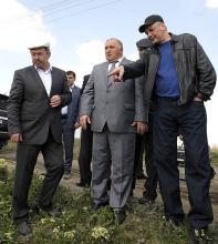 Визит Президента РД в Тарумовский район