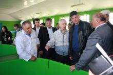 Визит Президента РД в Тарумовский район