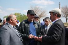Визит Президента РД в Тарумовский район