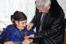 Вручение Юбилейных медалей «70 лет Победы в Великой Отечественной войне 1941-1945 г.г.»