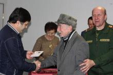 Вручение Юбилейных медалей «70 лет Победы в Великой Отечественной войне 1941-1945 г.г.»